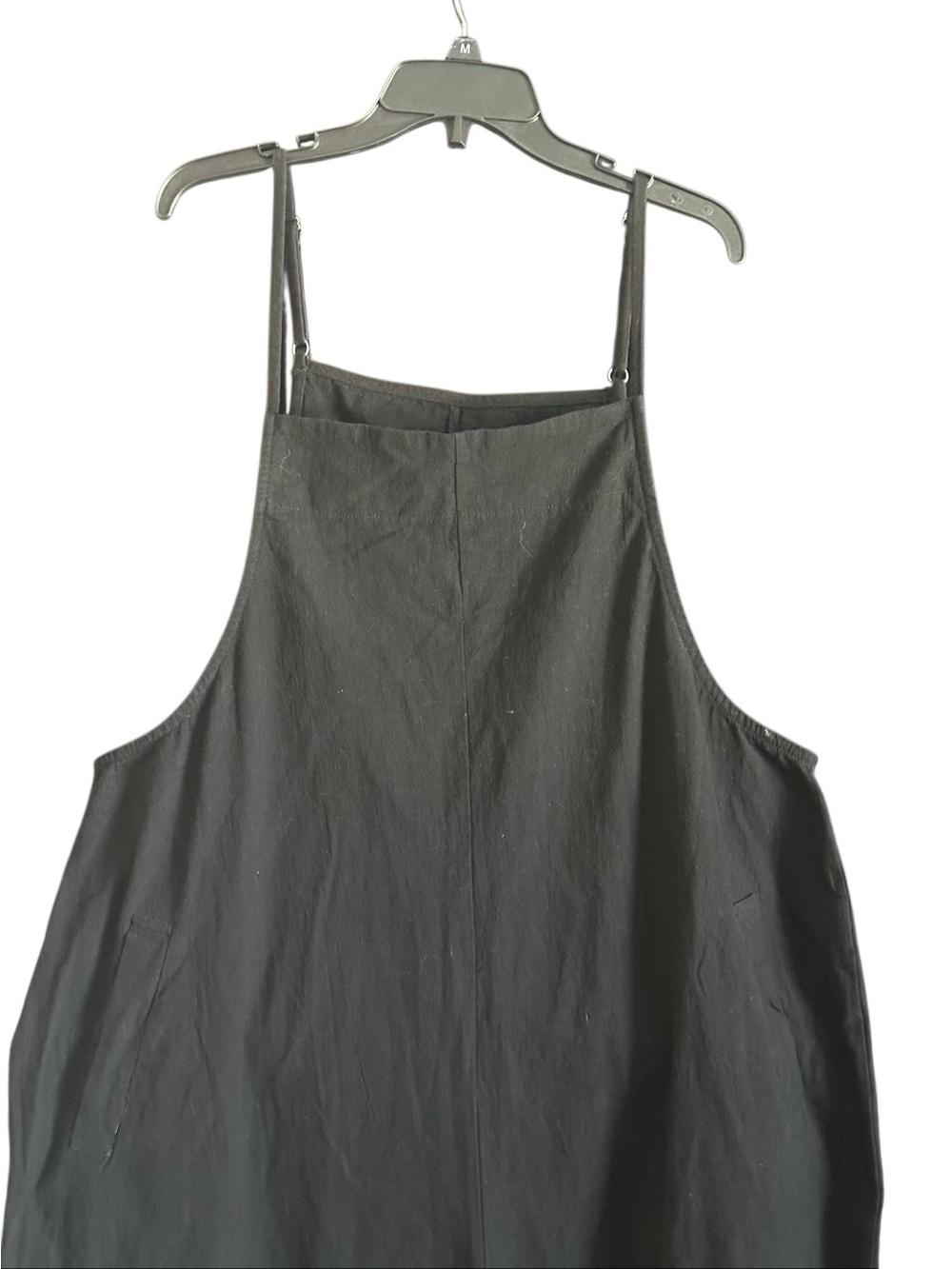 Amazon Brand Cotton/Linen Blend Wide Leg Overalls Jumpsuit. Size 2X - Picture 2 of 9